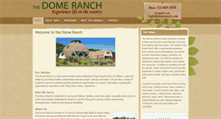 Desktop Screenshot of domeranch.com