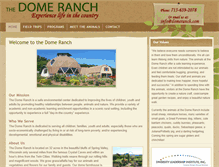 Tablet Screenshot of domeranch.com